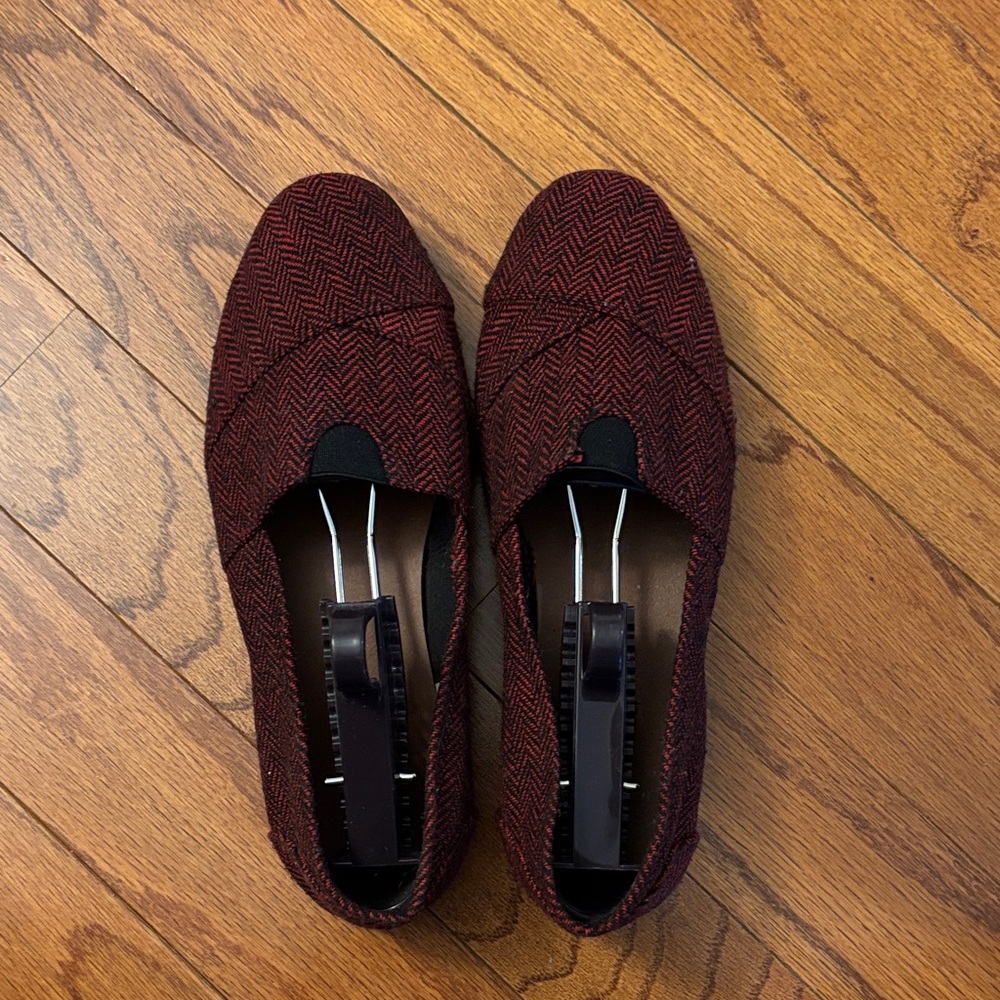Carolina Bay Burgundy Loafers for Women
